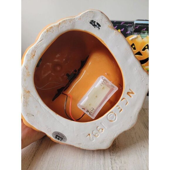 NCE Its alive! candy dish AS IS Pumpkin jack-o lantern Halloween home‎ decor - Picture 7 of 7